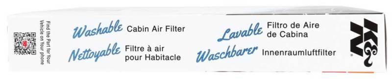 Acura CL Cabin Air Filter (2) - K&N Engineering - Washable/Reusable - `01-`03